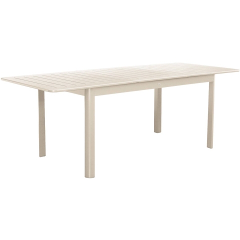 sweeek - Uitschuifbare tuintafel van aluminium, 8 plaatsen