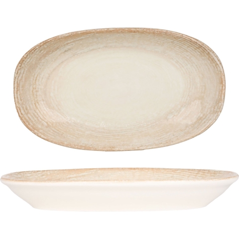 Bonna Serveerschaal - Patera - Porselein - 29x17 cm - set van 2