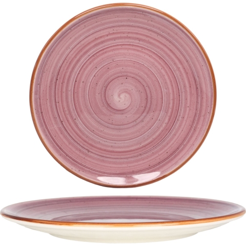 Bonna Dinerbord - Aura Blackberry - Porselein - 27 cm - set van 6