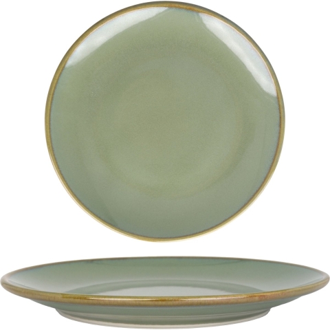 Bonna Gebaksbord - Sage Hygge - Porselein - 21 cm - set van 6