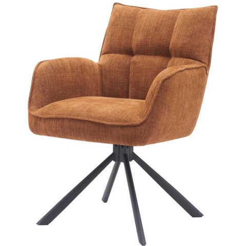 Hygge Interiors Select Marilla Draaistoel Roest set van 2