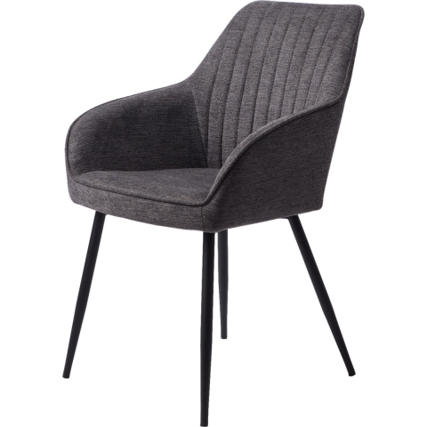 Nordic Home Issy armstoel - donkergrijs
