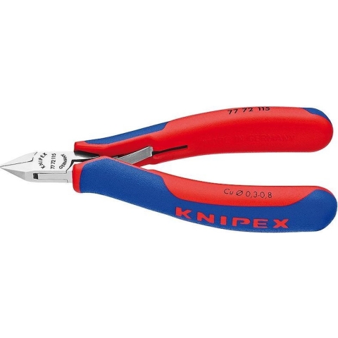 Knipex Elektronica-zijsnijtang met meer-componentengrepen 115 mm - 7772115