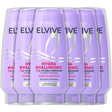 6x L'Oréal Elvive Hydra Hyaluronic Conditioner 200 ml