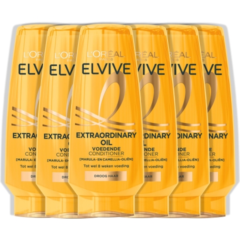 6x L'Oréal Elvive Extraordinary Oil Conditioner 200 ml