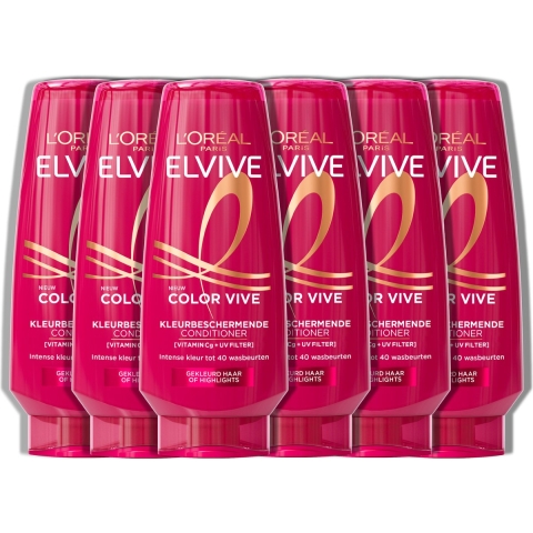 6x L'Oréal Elvive Color Vive Conditioner 200 ml