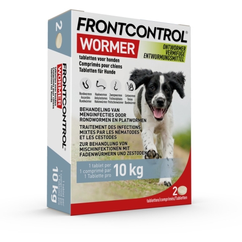 Frontcontrol Wormer ontwormingstablet hond 3 x 2 tabletten