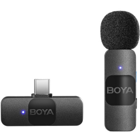 Boya BY-V10 V2.0 - Wireless microphone for USB-C (1x transmitter & 1x receiver)