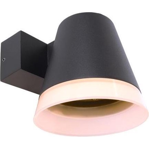 Deko Light Serpentis 731076 LED-wandlamp LED vast ingebouwd Energielabel: G (A - G) 6.2 W LED Donkergrijs