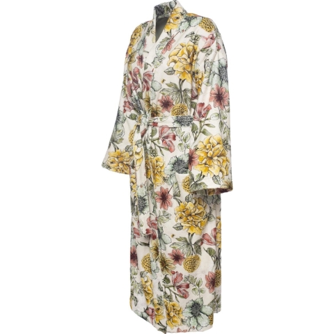 Jet Original Badjas Velours Yellow Touch - geel