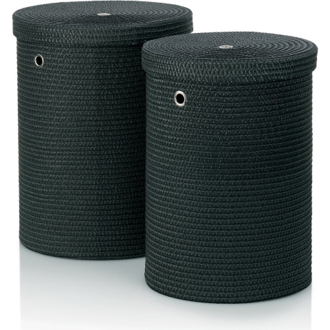 Kela - Rimossa Wasmand Set van 2 Stuks - Zwart - Kela