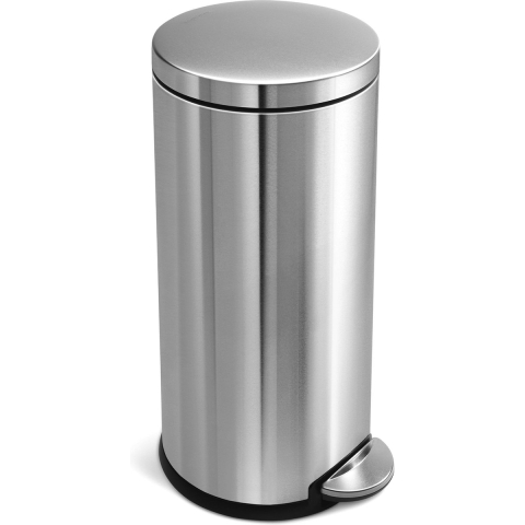 Simplehuman - Afvalemmer Round Step, 30 liter - Simplehuman