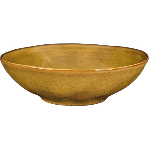 Mica Decorations Tabo Schaal - H9 x Ø30,5 cm - Oker