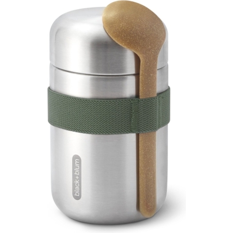 Black+Blum RVS Thermos Voedselcontainer - 400ml - Groen