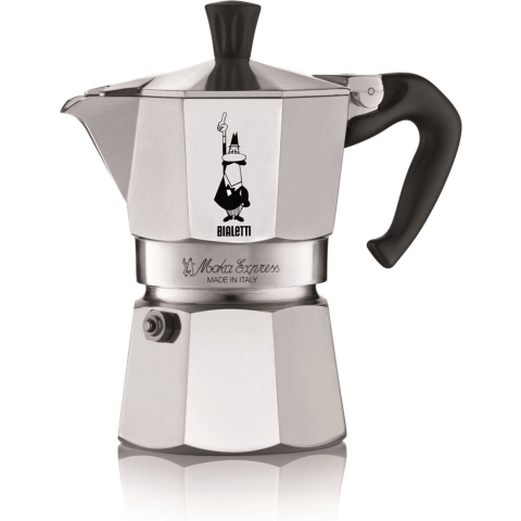 Bialetti Moka Express Percolator 3 kops