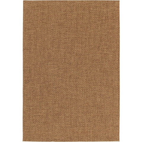 sweeek - Jute-effect tapijt voor binnen en buiten in caramelkleur