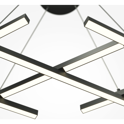 Maytoni - Hanglamp Halo - Zwart