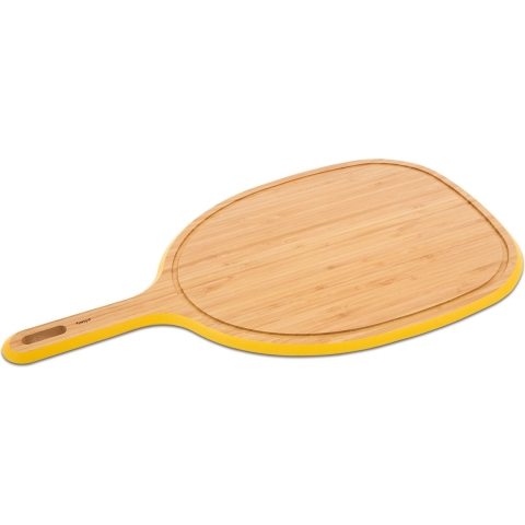 Pebbly - Snijplank met Handvat, Bamboe, L, Geel - Pebbly