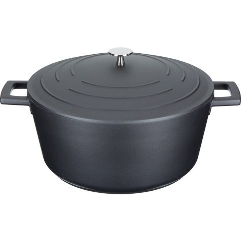 Braadpan 28cm, 5 Liter - Gietaluminium - MasterClass