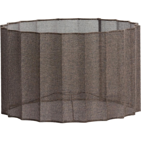 Light & Living Cilinder lampenkap Disli - Donkerbruin - Ø40cm