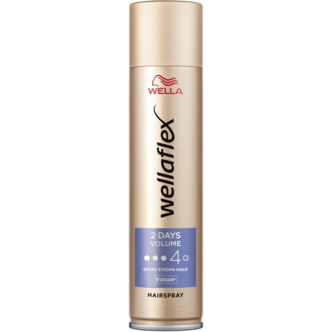 6x Wella Flex Haarspray 2 Days Volume Extra Strong 400 ml