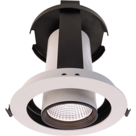 Deko Light 565260 Luna LED-inbouwlamp Energielabel: G (A - G) LED LED vast ingebouwd 30.2 W Wit
