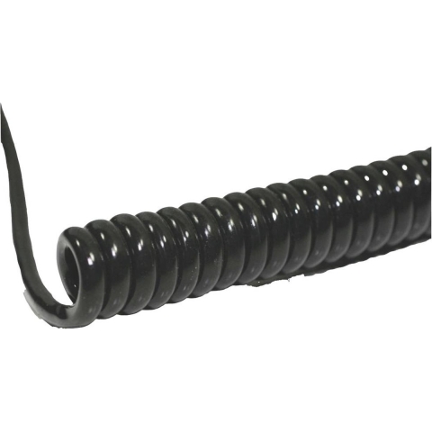 BKL Electronic 1506212 Spiraalkabel Li12Y11Y 400 mm / 1600 mm 4 x 0.50 mm² Zwart 1 stuk(s)