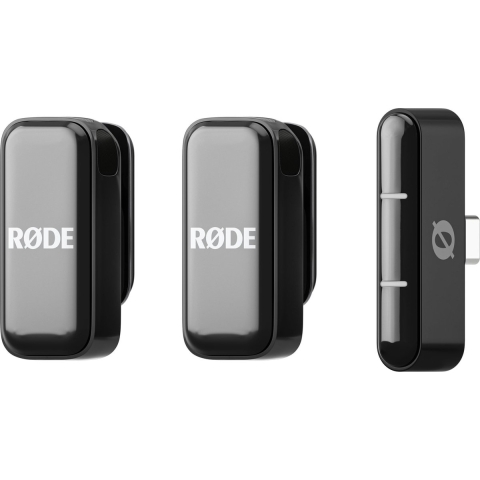 Rode Wireless Micro USB-C Black draadloze dasspeld microfoon