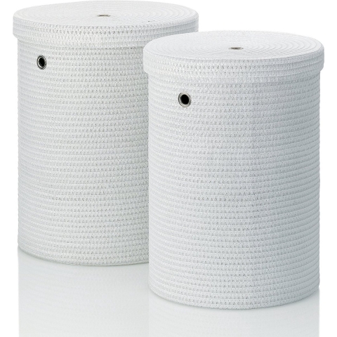 Kela - Rimossa Wasmand Set van 2 Stuks - Wit - Kela