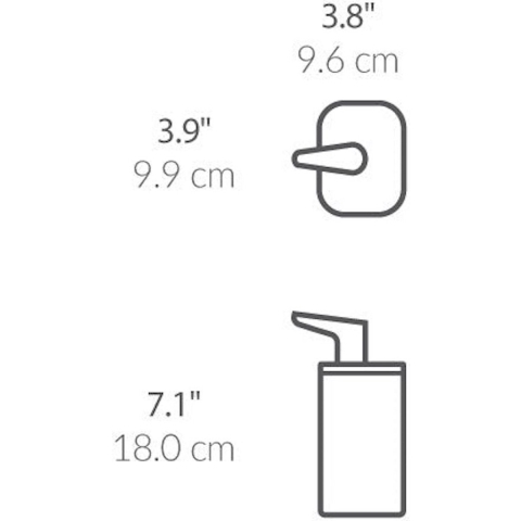 Zeepdispenser, 473 ml, RVS - Simplehuman