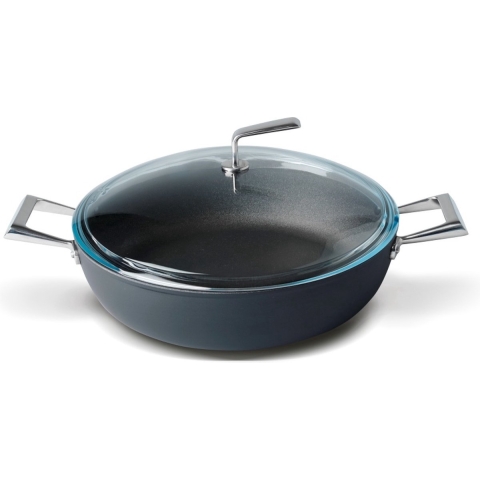 TVS Materia Hapjespan laag met pyrex deksel 28cm