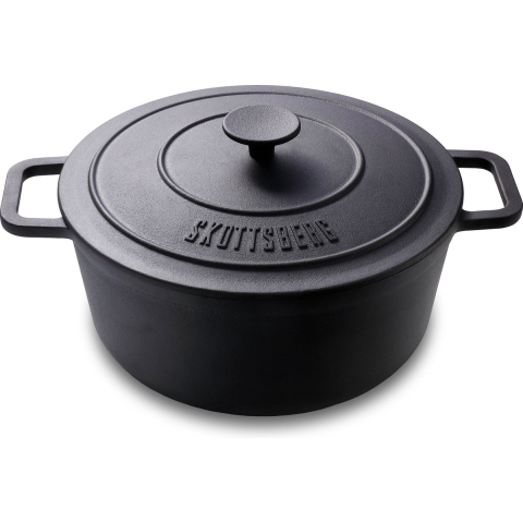 Skottsberg Braadpan Cast Iron 28 cm 5.5 l Zwart Gietijzer