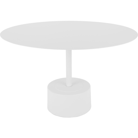 Leitmotiv - Bijzettafel Nowa Low - Wit - 55x55x35cm