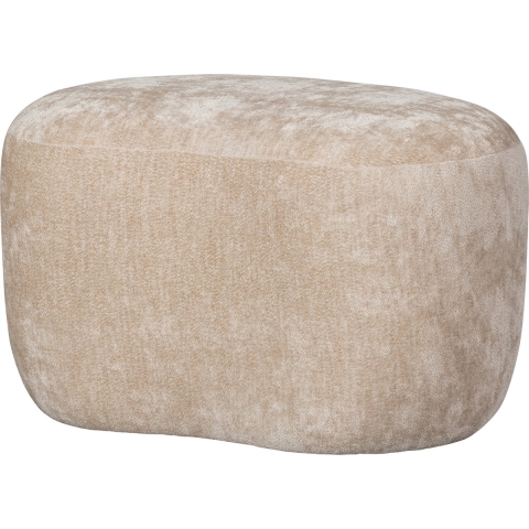 BePureHome Popular Poef - Polyester - Naturel - 46x73x49