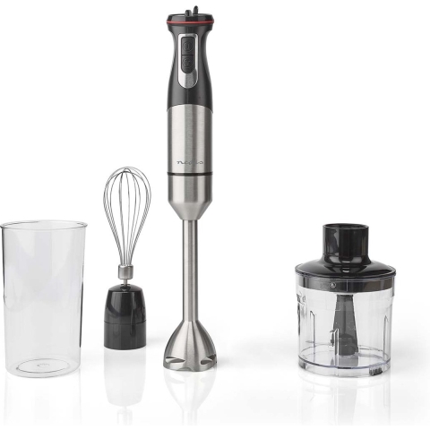 Nedis Staafmixer | 800 W | Aluminium / Zwart | 1 stuks - KAHB400CAL KAHB400CAL