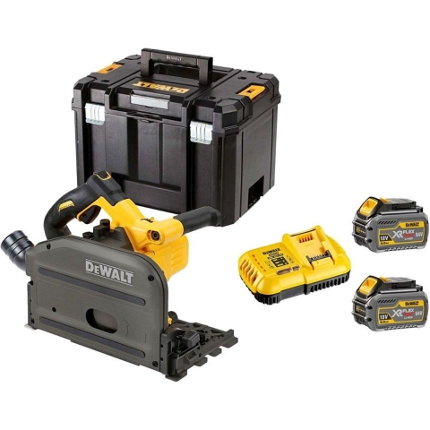 DeWalt DCS520T2 XR Flexvolt Inval Cirkelzaag 54v 165mm - DCS520T2-QW