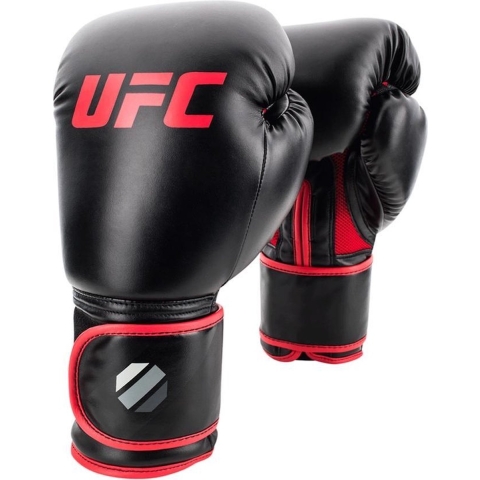 UFC Contender Muay Thai Style (kick)bokshandschoenen - Zwart/Rood - 16 oz