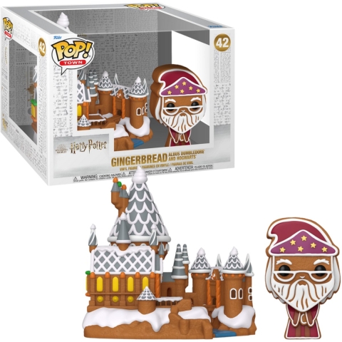 Harry Potter Gingerbread Funko Pop Vinyl: Albus Dumbledore and Hogwarts