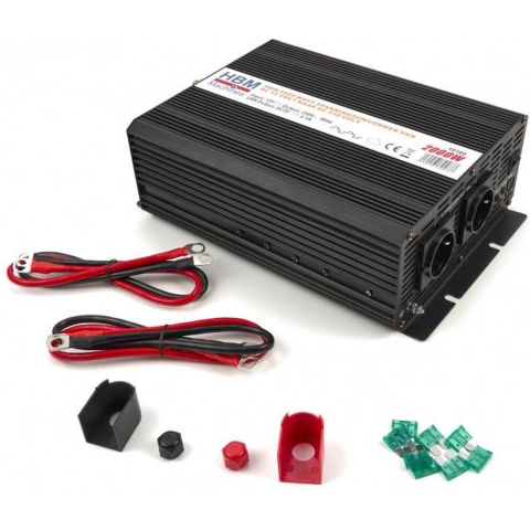 HBM 2000 Watt spanningsomvormer van DC 12 Volt naar AC 230 Volt