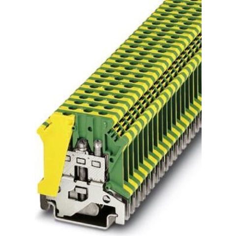 Phoenix Contact 0441012 Aardklem 3-etages 6.2 mm Schroeven Groen, Geel 50 stuk(s)