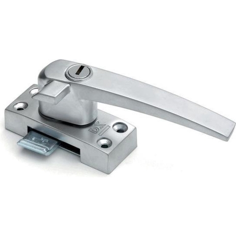 DX - Raamboompje met cilinderslot - rechtshandig met nok - SKG*® - zamac - F1 aluminium