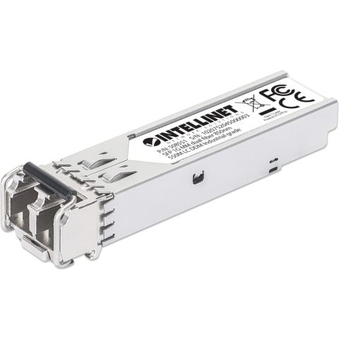 Intellinet 508551 Mini-GBIC Industrie-Transceiver für LWL-Kabel (LC) Multimode 550m MSA-konform Transceivermodule 1000 MBit/s 550 m Type module SX