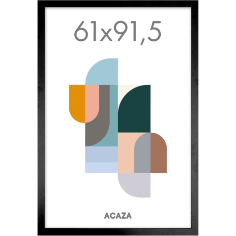 Fotolijst Poster Formaat 61x91,5 cm - MDF Hout - Zwart