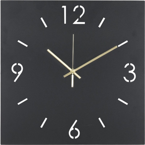 Spinder Design Time Klok - Zwart