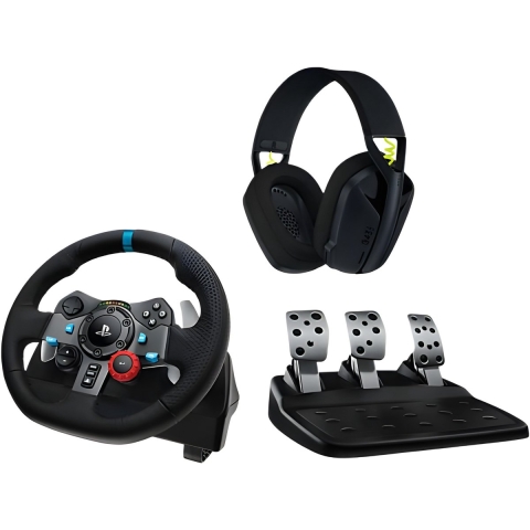 Logitech G29 Racestuur + G435 headset
