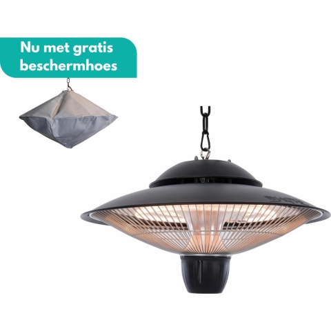Sunred - COMBIDEAL - Heater & Hoes - Barcelona - Bright lijn - Zwart -