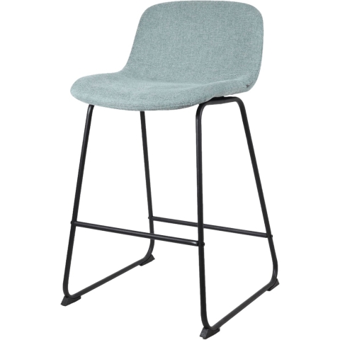 Nolon Nino-Mats Barkruk Zacht Groen - Zwart Onderstel - 65 cm