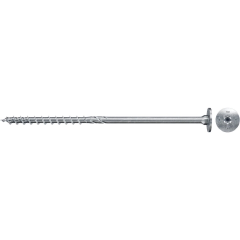 Fischer PowerFast II 566364 Verzonken houtschroef 8 mm 260 mm Interne vertanding Staal Galvanisch verzinkt 50 stuk(s)