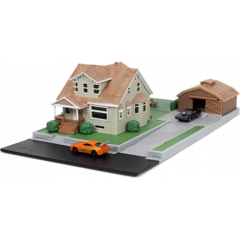 JADA TOYS F&F Nano Doms House Display Diorama 1:24 Auto