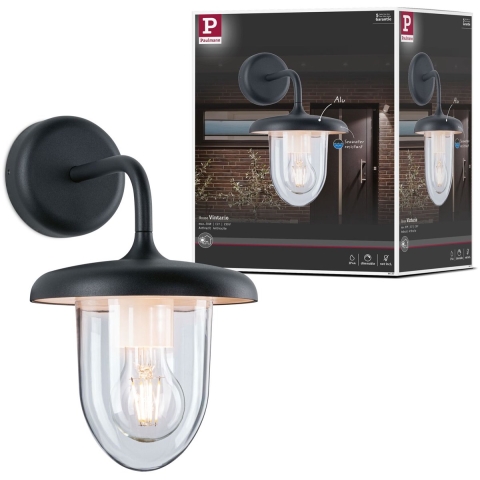 Paulmann Vintario E27 anthrazit 94757 Buitenlamp (wand) E27 Antraciet